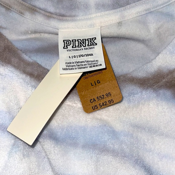 VICTORIA'S SECRET Pink by VARSITY BEACH TERRY rushed dress - Picture 11 of 16